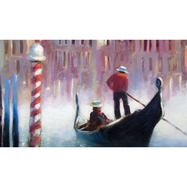 "Venice" by John Kelly Hand signed by the artist Original Oil Painting on Panel Custom Matted & Frame with Archival...