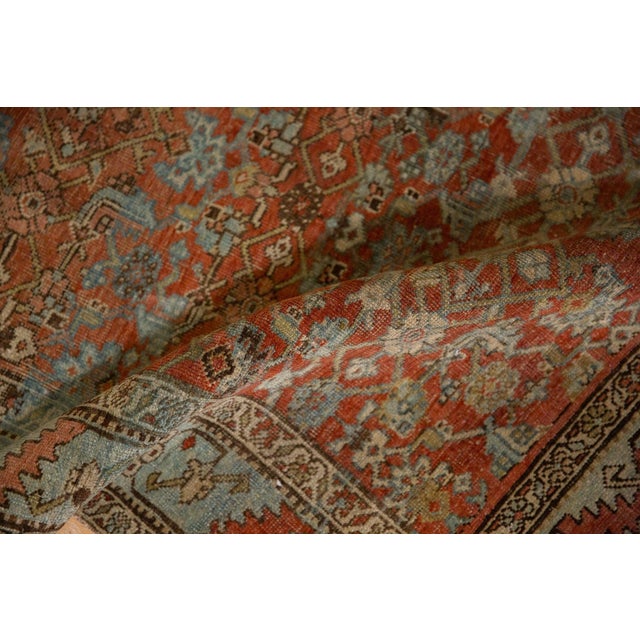 1930s 1930s Vintage Persian Bijar Herati Wool Rug Runner For Sale - Image 5 of 13