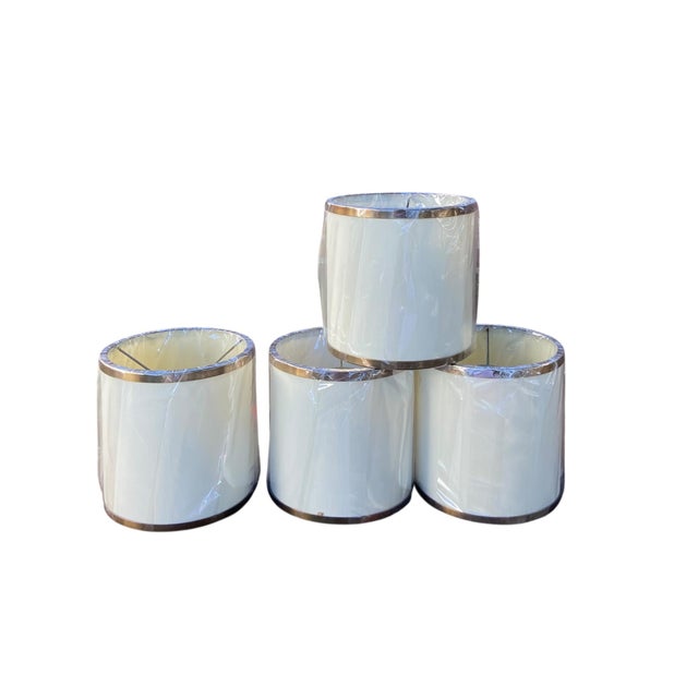 Brass Currey & Company 4-Light Chandelier For Sale - Image 8 of 8