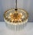 Metal Mid-Century Modern Chandelier by Gaetano Sciolari, 1970s For Sale - Image 7 of 18