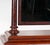 Wood Elegant English Regency Style Mahogany Vanity Mirror With Turned Column Supports, Tilting Plate, Mid-20th Century For Sale - Image 7 of 8