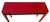41" Long Hand Made Red Lacquer Console Table For Sale In Greensboro - Image 6 of 6