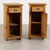 Pair of late 19th century Hungarian tall nightstands or small cabinets, crafted in pine with a warm patina developed...