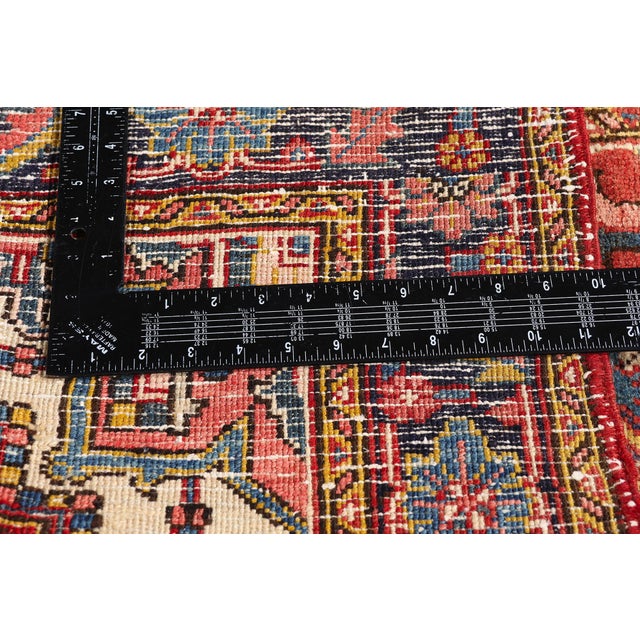 Textile Vintage Persian Heriz Rug, 02'09 X 04'05 For Sale - Image 7 of 10