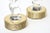 Vintage Rare Twisted Lucite and Brass Stepped Tall Candlesticks Pair Of, 1970's For Sale - Image 9 of 10