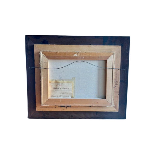 Rossini Italian Villa Framed Oil on Canvas Painting. Original with certificate of authenticity. Stretched canvas set in...