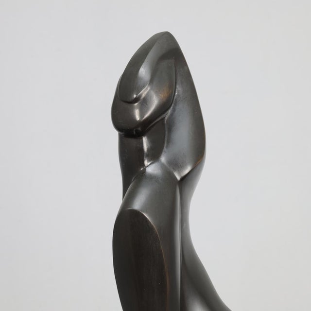 Metal Bronze Woman Sculpture by Francine Govers, 1990s For Sale - Image 7 of 10