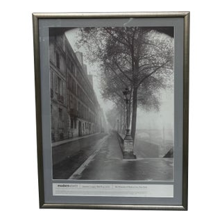 Vintage Modern Starts Eugene Atget Quai d'Anjou Moma Exhibit Poster 1999 For Sale