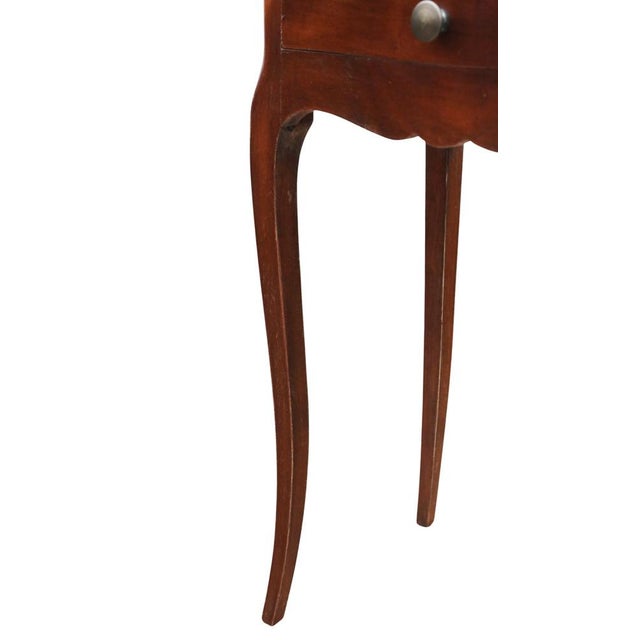 Vintage Walnut and Chestnut Bedside Tables, 1930s, Set of 2 For Sale - Image 6 of 10