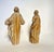 Light Yellow Mary, John, Attendant Figures, German, 17th Century, Carved Wood For Sale - Image 8 of 10