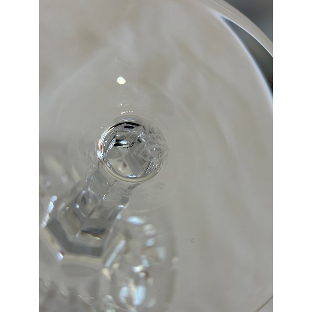 Glass Vintage Josair Crystal Water Goblets, Set of 8 For Sale - Image 7 of 7