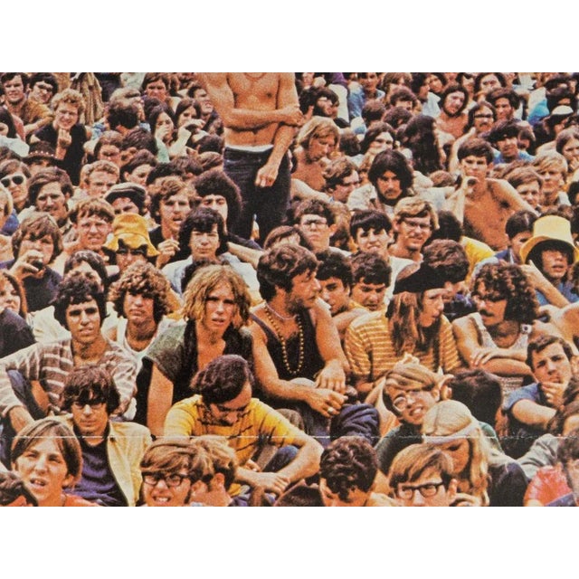 Paper Vintage Woodstock Film Poster, 1960s For Sale - Image 7 of 15