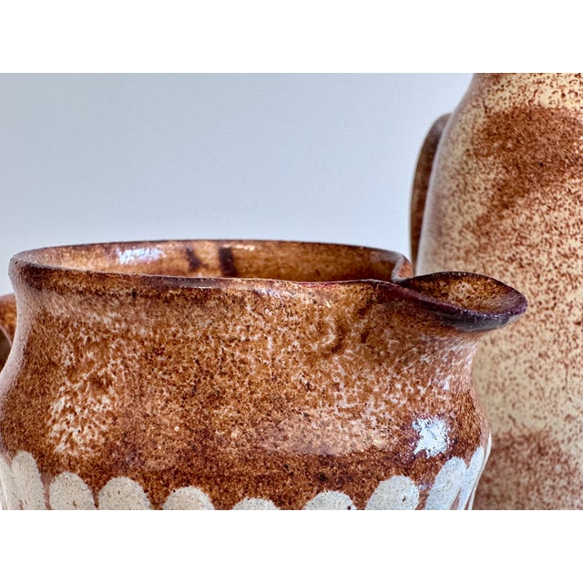 1980s Studio Ceramic Pitchers by Helma Klett, Germany, 1980s, Set of 2 For Sale - Image 5 of 13