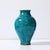 Turquoise Art Deco Egyptian Faience Glaze Vase Signed Leon Volkmar for Durant Kilns For Sale - Image 8 of 9