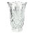 Vintage Tulip Flared Scalloped Footed Crystal Vase For Sale