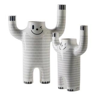 Glazed Happy Susto Vases from Jaime Hayon, Set of 2 For Sale