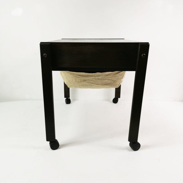 1960s Modernist Mobile Side Table, Denmark, 1960s For Sale - Image 5 of 16