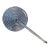 Silver Hand Mirror with Radial Groove Back For Sale