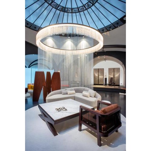 X marbre bronze marble top coffee table by reda amalou design dimensions: 120 x 120 x h 40 cm coffee table with bronze...