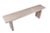 8 Feet Long Modern White Teak Console Table 58 For Sale - Image 4 of 6