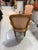 Antique French Louis XV Style Gold Giltwood Pink Stripe Fauteuil Arm Chair, Pair For Sale In Atlanta - Image 6 of 7