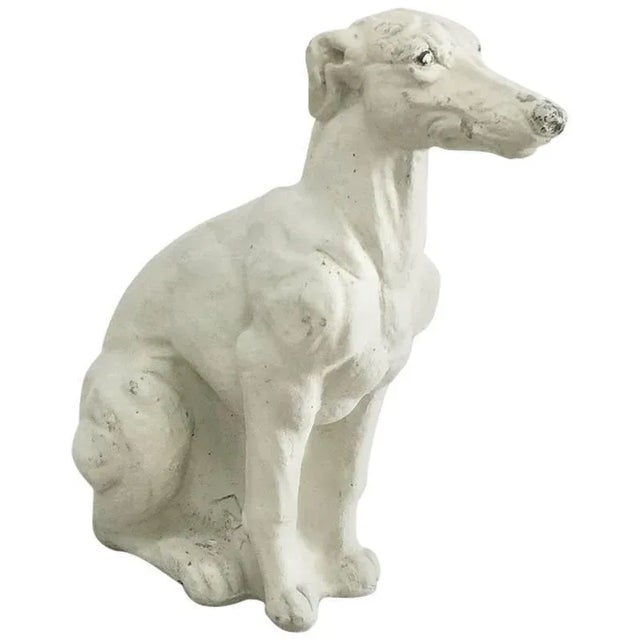 Sculpture Materials Concrete Statue of Whippet Dog For Sale - Image 7 of 7