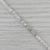 2010s 0.15ctw Diamond Square Link Bracelet 18k White Gold 6.75" 4.5mm For Sale - Image 5 of 8