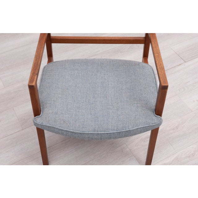 George Nelson Herman Miller Mid Century Walnut Armchair Original Unmarked For Sale - Image 9 of 13