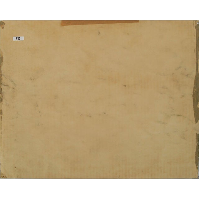 Mid 20th Century Oakland Industrial Landscape Watercolor Painting by Polly Wagener For Sale - Image 11 of 11