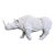 Plaster Rhinoceros Sculpture, C1970 For Sale