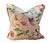 Japanese Umeko Japanaiserie 20" Two-Sided Chintz Pillows - A Pair For Sale - Image 3 of 4