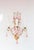 Italian Wall Sconce in Gilt Metal and Pink Crystals, 1970 For Sale - Image 6 of 6