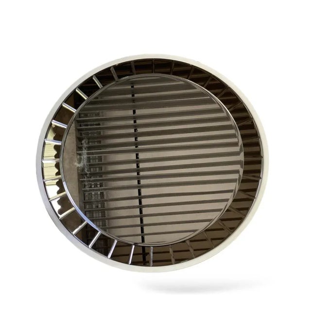 Glass Vintage Italian Mirror, 1970s For Sale - Image 7 of 7