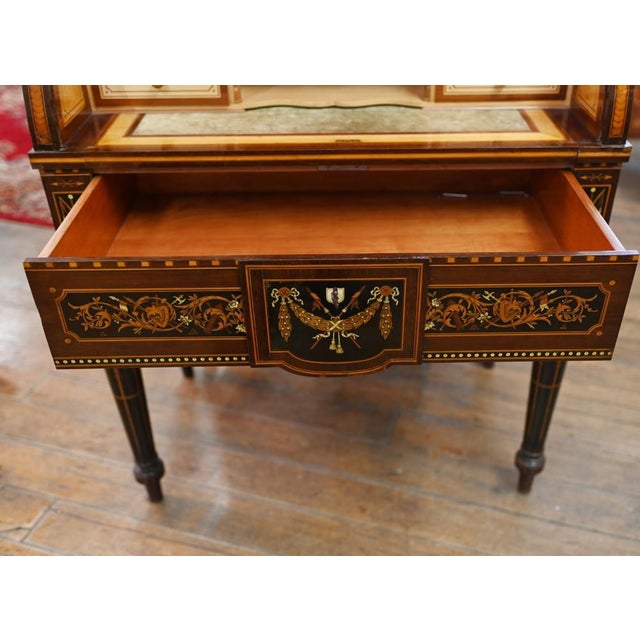Antique Italian Cylinder Desk, 1880 For Sale - Image 18 of 18
