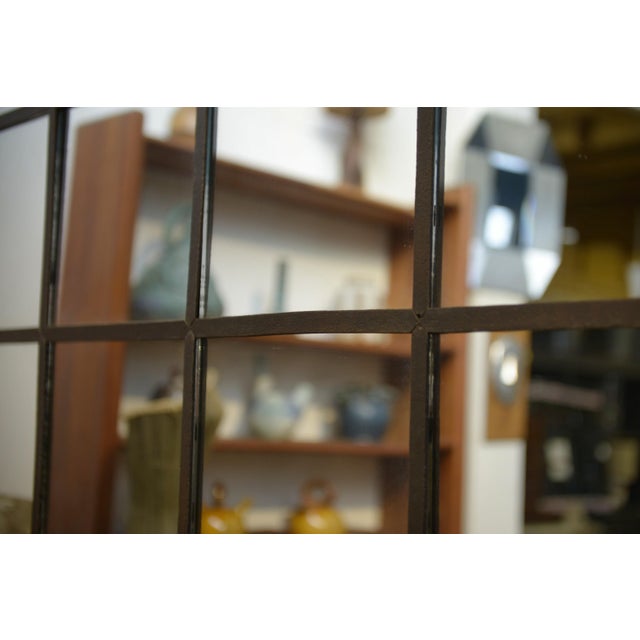 Mid-Century Industrial Mirror, 1950s For Sale - Image 4 of 8