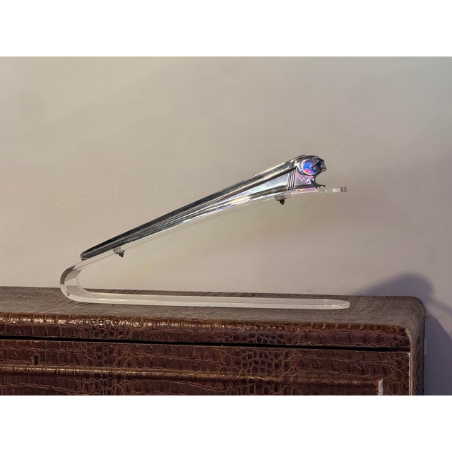 Pontiac Car Hood Mascot with Pedestal