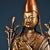 Late 19th Century Late 19th Century Gilt Bronze Tsongkhapa Statue, Tibetan Buddhist Figure, 800g For Sale - Image 5 of 9