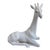 1970s Vintage Fitz and Floyd White Ceramic Giraffe Sculpture For Sale
