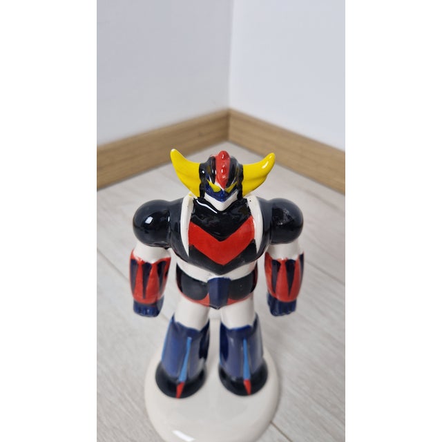 Blue Hand-Painted Ceramic Ornament Sculpture from Artigianato Italiano For Sale - Image 8 of 11