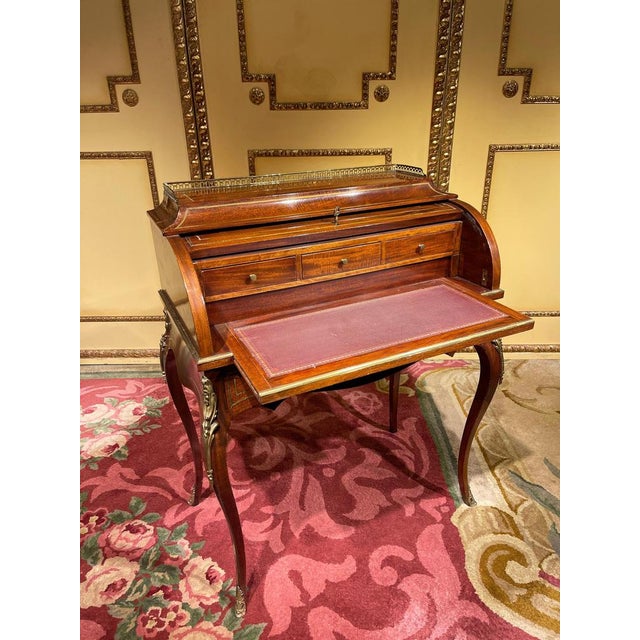 French Roll-Up Secretaire in Transition Style, 1890s For Sale - Image 18 of 18