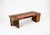 A wooden and leather desk with ample storage, designed by Fabio Lenci for Bernini. Stamped Bernini. Shows signs of wear...