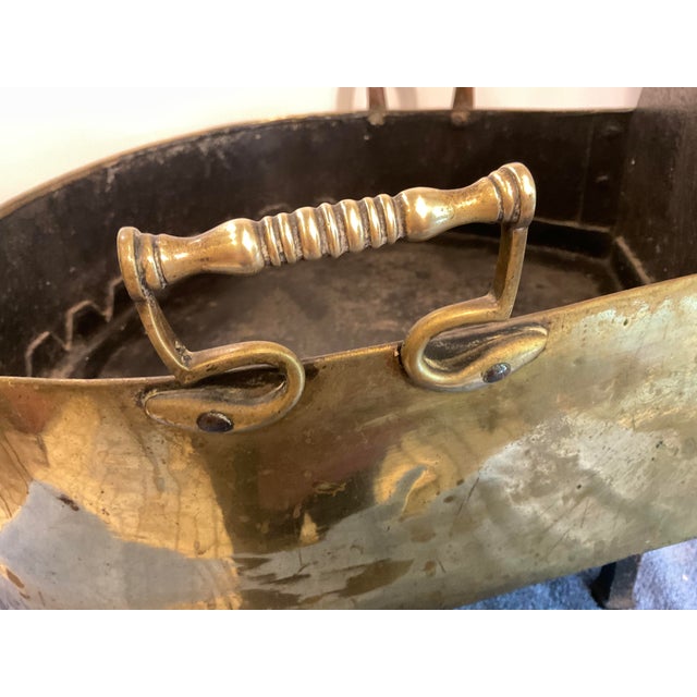 Vintage Brass Cauldron Brazier or Planter For Sale In Dallas - Image 6 of 11
