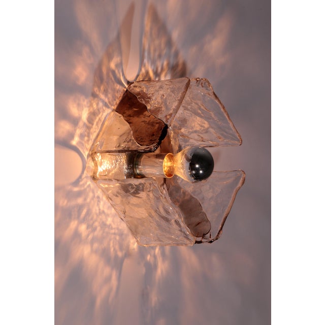 Wall Lamp in Murano Glass by Carlo Nason for Kalmar, Austria, 1960s For Sale - Image 10 of 11