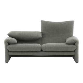 Maralunga Two-Seater Sofa by Vico Magistretti for Cassina For Sale