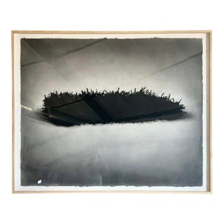 Monumental Graphite + Charcoal Drawing Signed Framed "St Augustine 3" by Robert Flynn For Sale