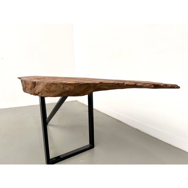 Organic Coffee Table in Poplar, 1990s For Sale - Image 12 of 18