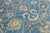 Modern Oushak Style Hand-Knotted Wool Area Rug in French Blue, Slate Grey & Gold For Sale - Image 12 of 12