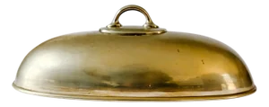 19th Century Grand Victorian Silver Soldered Oval Food Cloche by Reed & Barton