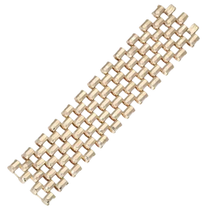 1940s Goldtone WIde Link Cuff