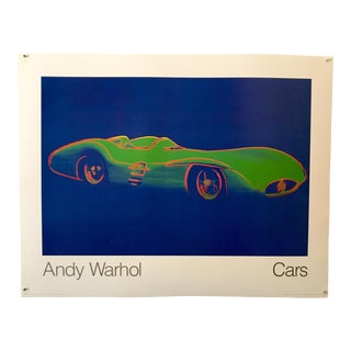 Andy Warhol Cars "1954 Green Formula One Car" 1988 Poster For Sale